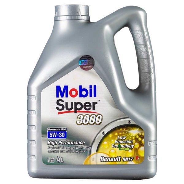 Ulei de motor sintetic MOBIL Super 3000 Formula RN 5W30, 4 litri